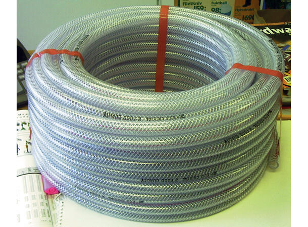 PVC Polyesterarmert Slange 1'' - 23x33 mm - 50 meter 